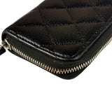 Chanel Black Caviar Quilted Leather Zipped Coin Purse 2018