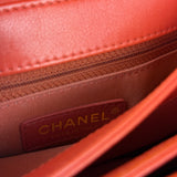 Chanel Red Quilted Coco Handle 2Way Handbag 2019