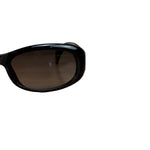 Christian Dior Vintage Black Oval Frame Sunglasses