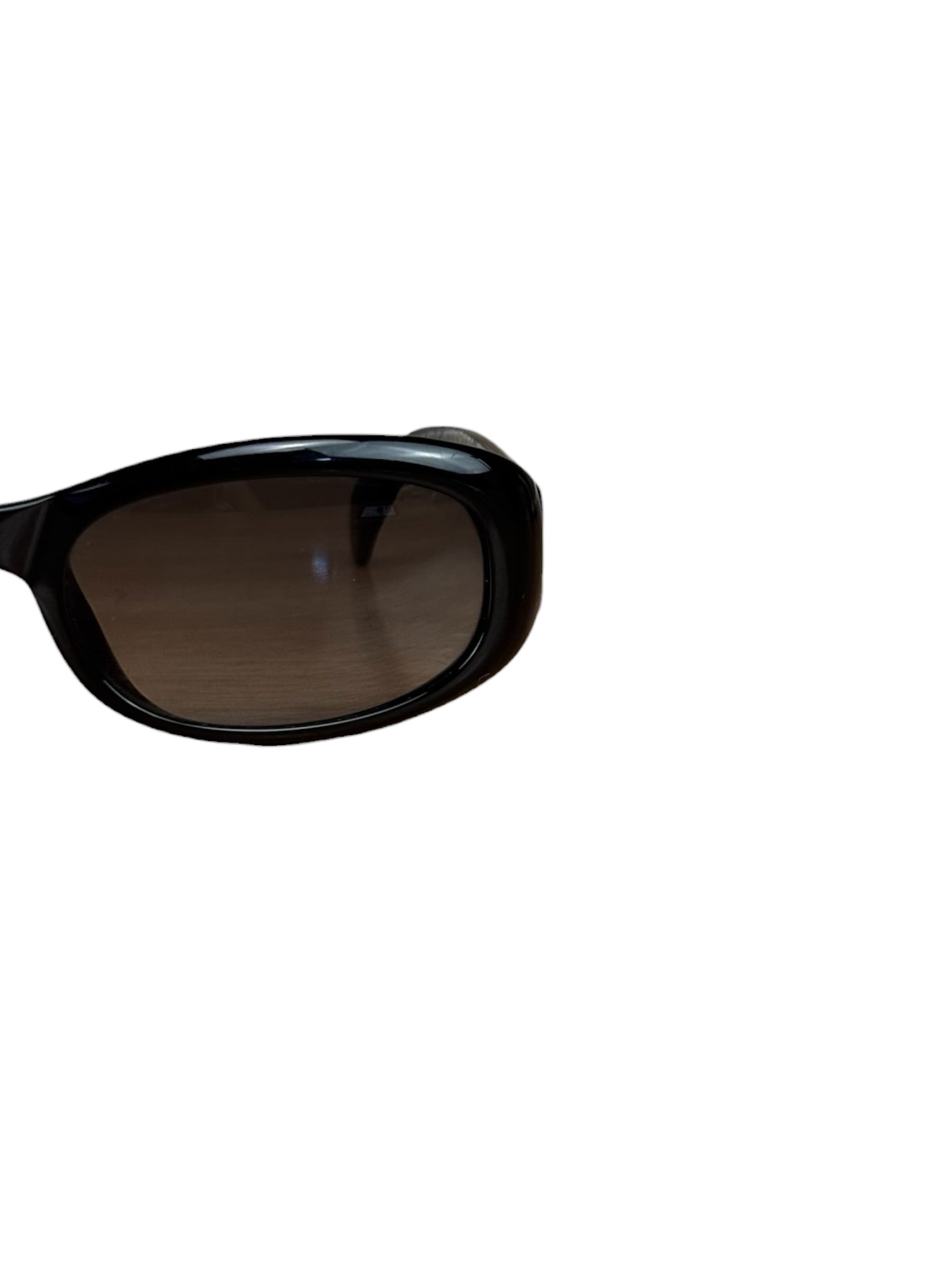Christian Dior Vintage Black Oval Frame Sunglasses