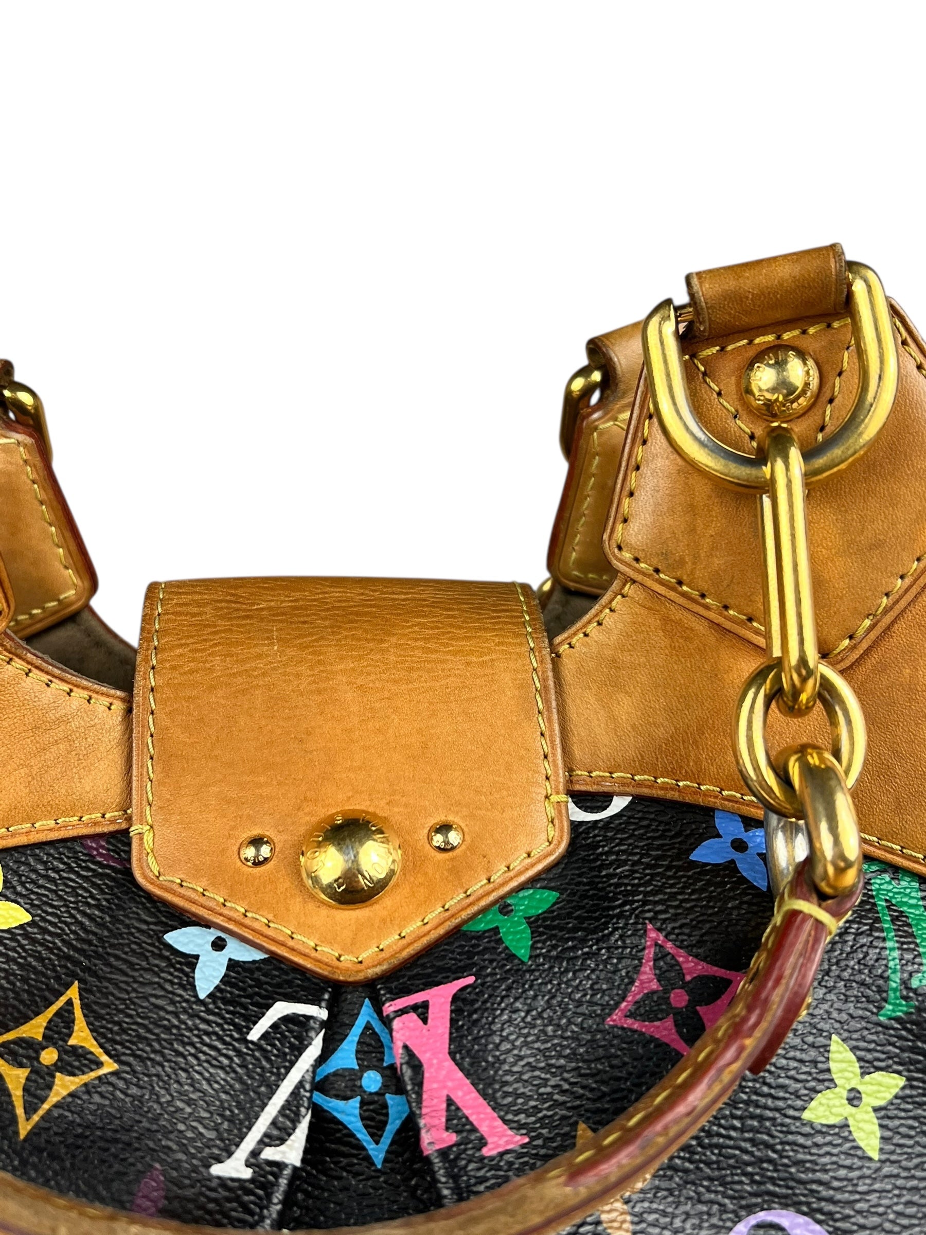 Louis Vuitton Black Murakami Ursula Handbag