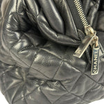 Chanel Black Caviar Quilted Coco Cocoon Bowler Bag 2009