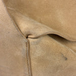 Bottega Veneta Beige Suede/Leather Trim Intrecciato Flower Basket Tote