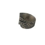 Fendi Silver Maxi Logo Ring
