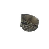 Fendi Silver Maxi Logo Ring