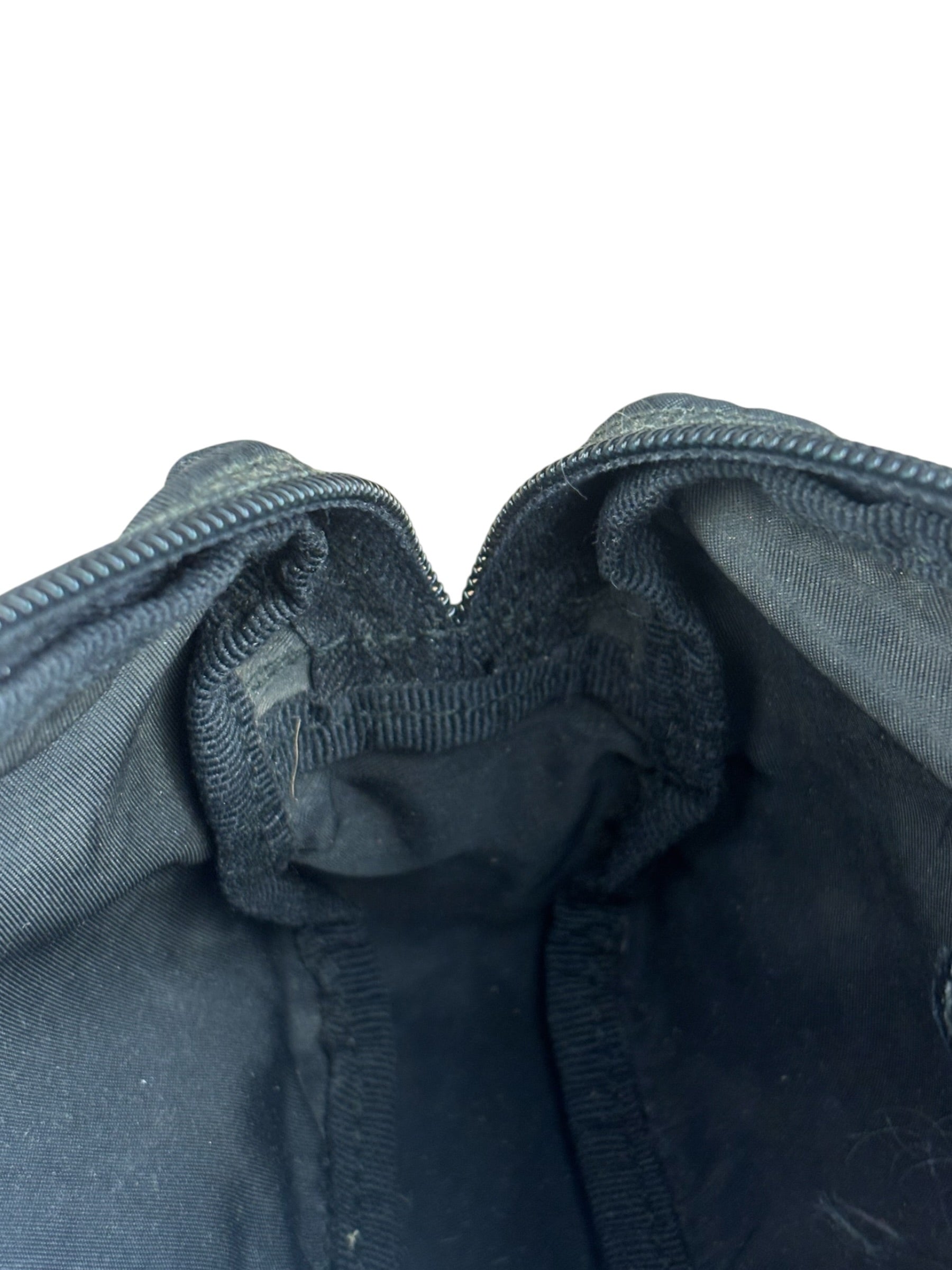 Prada Black Nylon Mini Travel Pouch