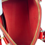Louis Vuitton Red Vernis Alma BB Handbag