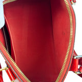 Louis Vuitton Red Vernis Alma BB Handbag