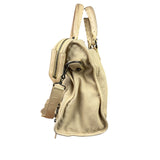 Balenciaga Cream Leather Le City Bag