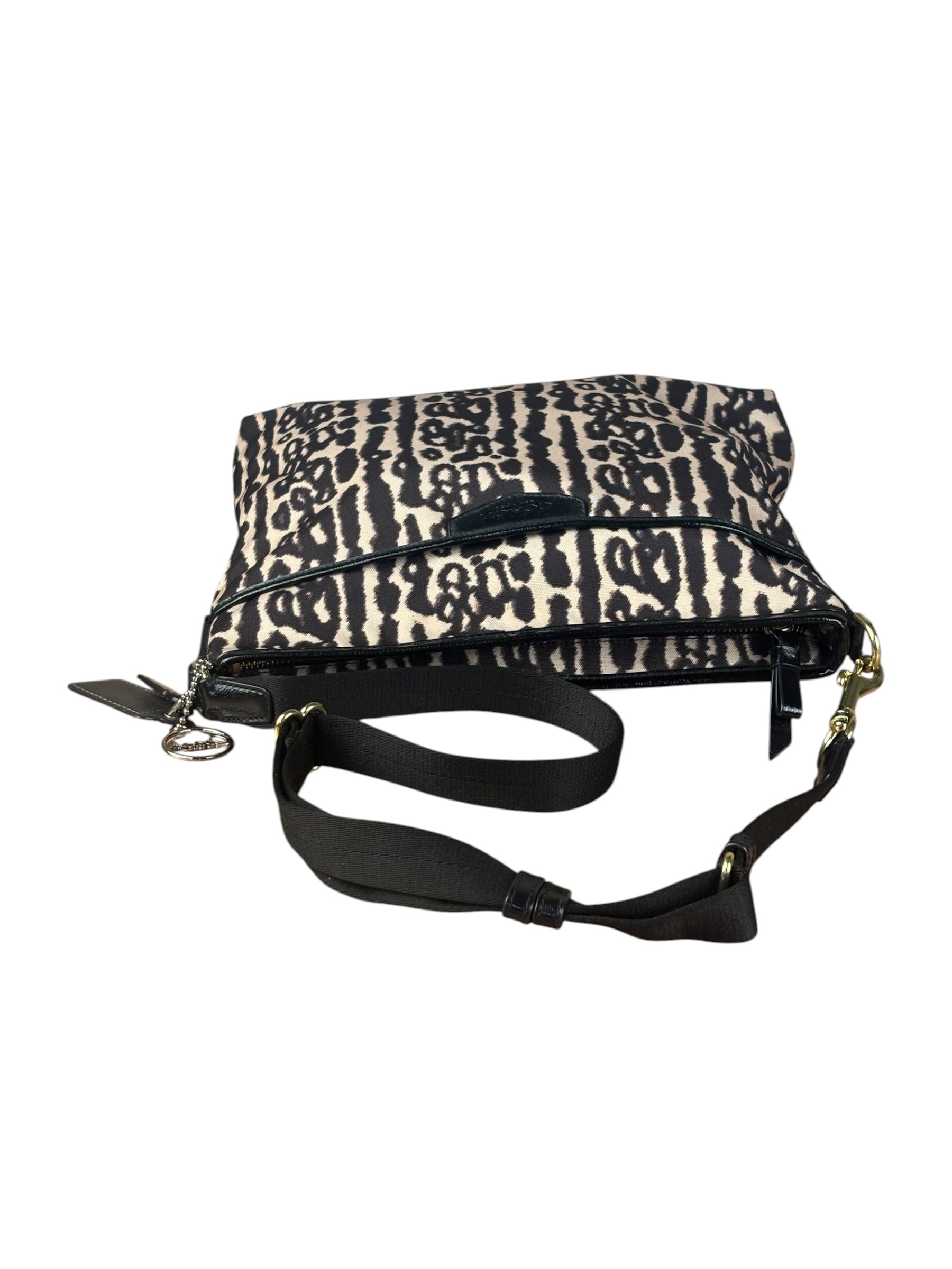Coach Leopard Print Canvas Crossbody