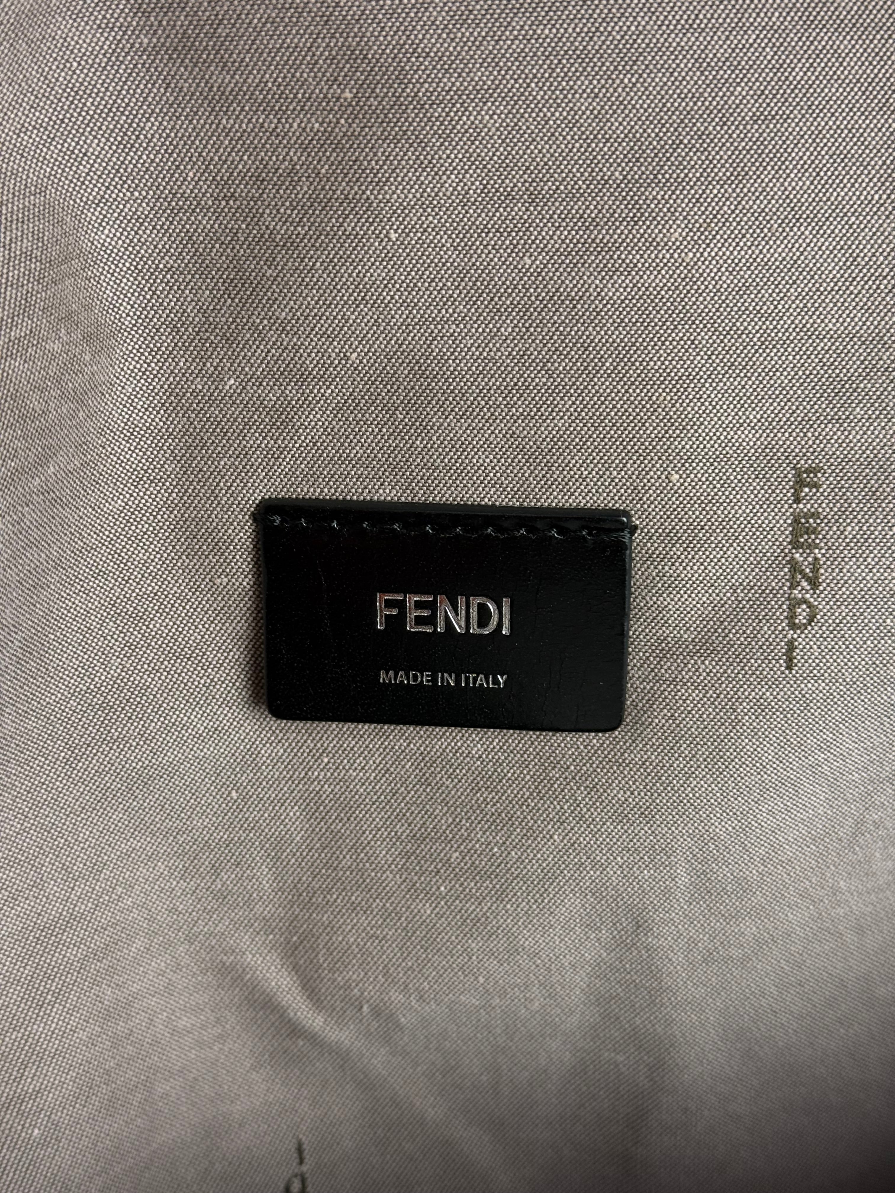 Fendi Red Patch Cloth Mini Backpack