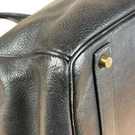 Hermes Black Togo Leather Birkin 40 Handbag Gold 1998