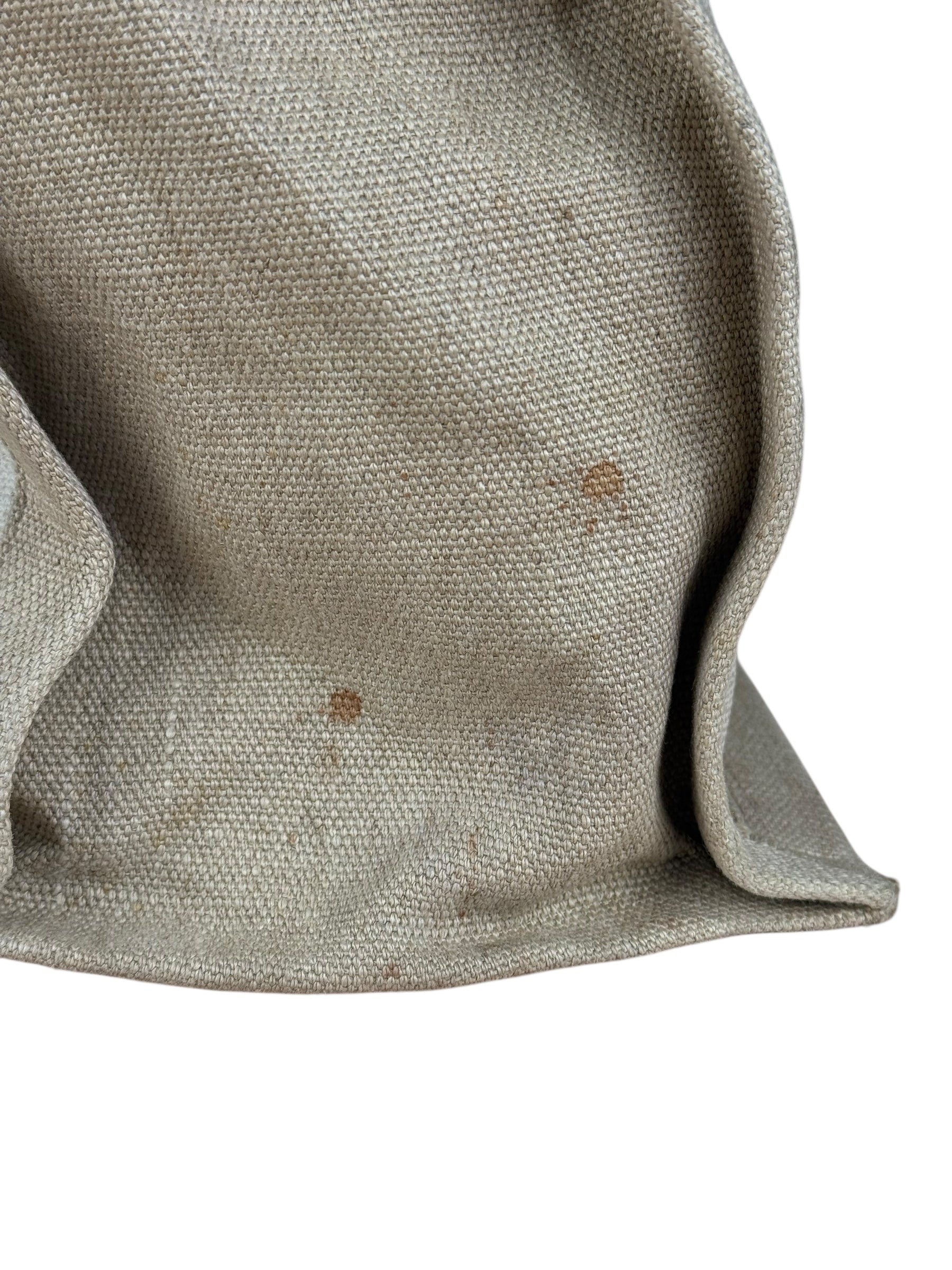 Saint Laurent Beige Canvas Rive Gauche Tote Bag