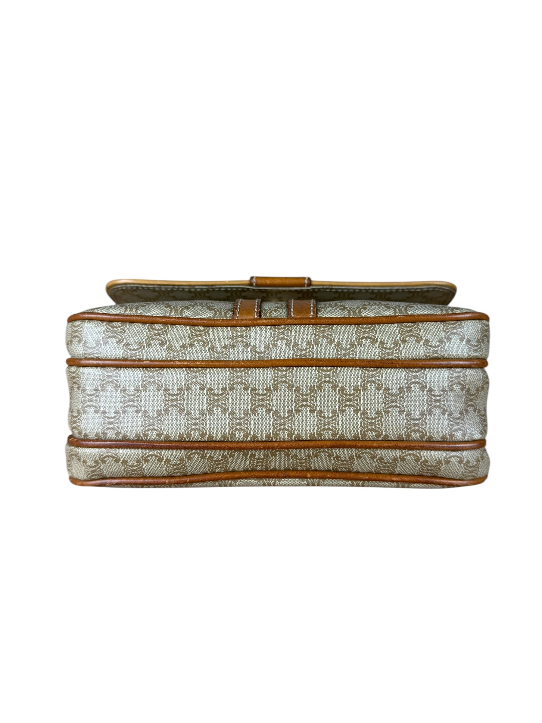 Celine Vintage Macadam Canvas Crossbody Bag