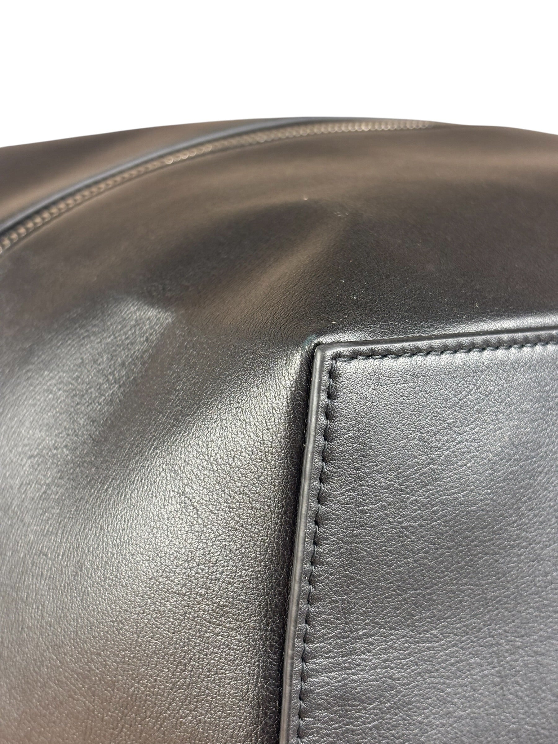 Balenciaga Black Leather Giant Box Bag