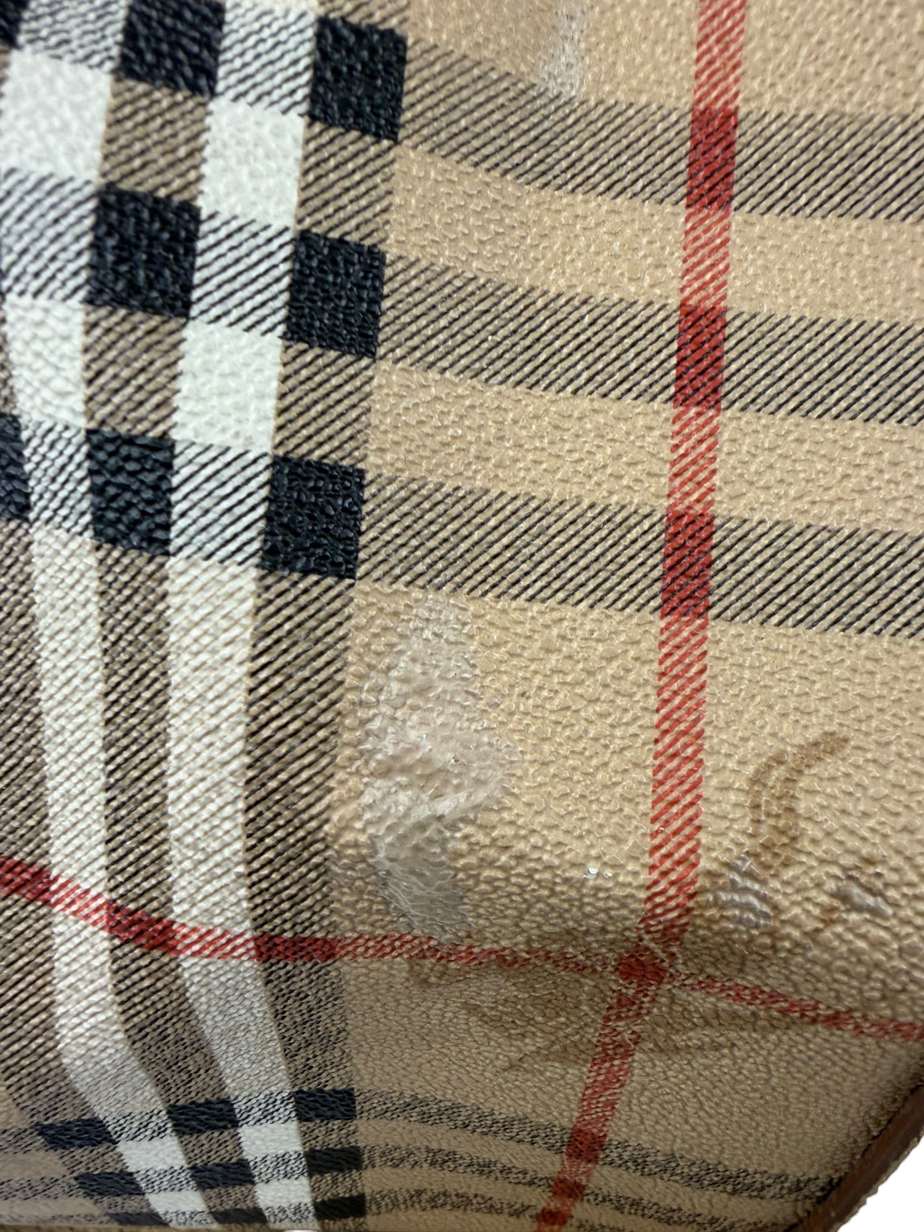 Burberry Vintage House Check Duffel Bag