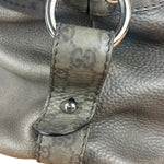 Gucci Supple Gray Bamboo Bar Medium Shoulder Bag
