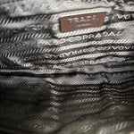 Prada Tessuto Buckle Shoulder Bag