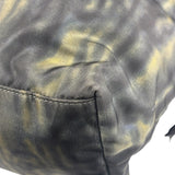 Prada Green/Black Nylon Tessuto Stampato Shoulder Bag