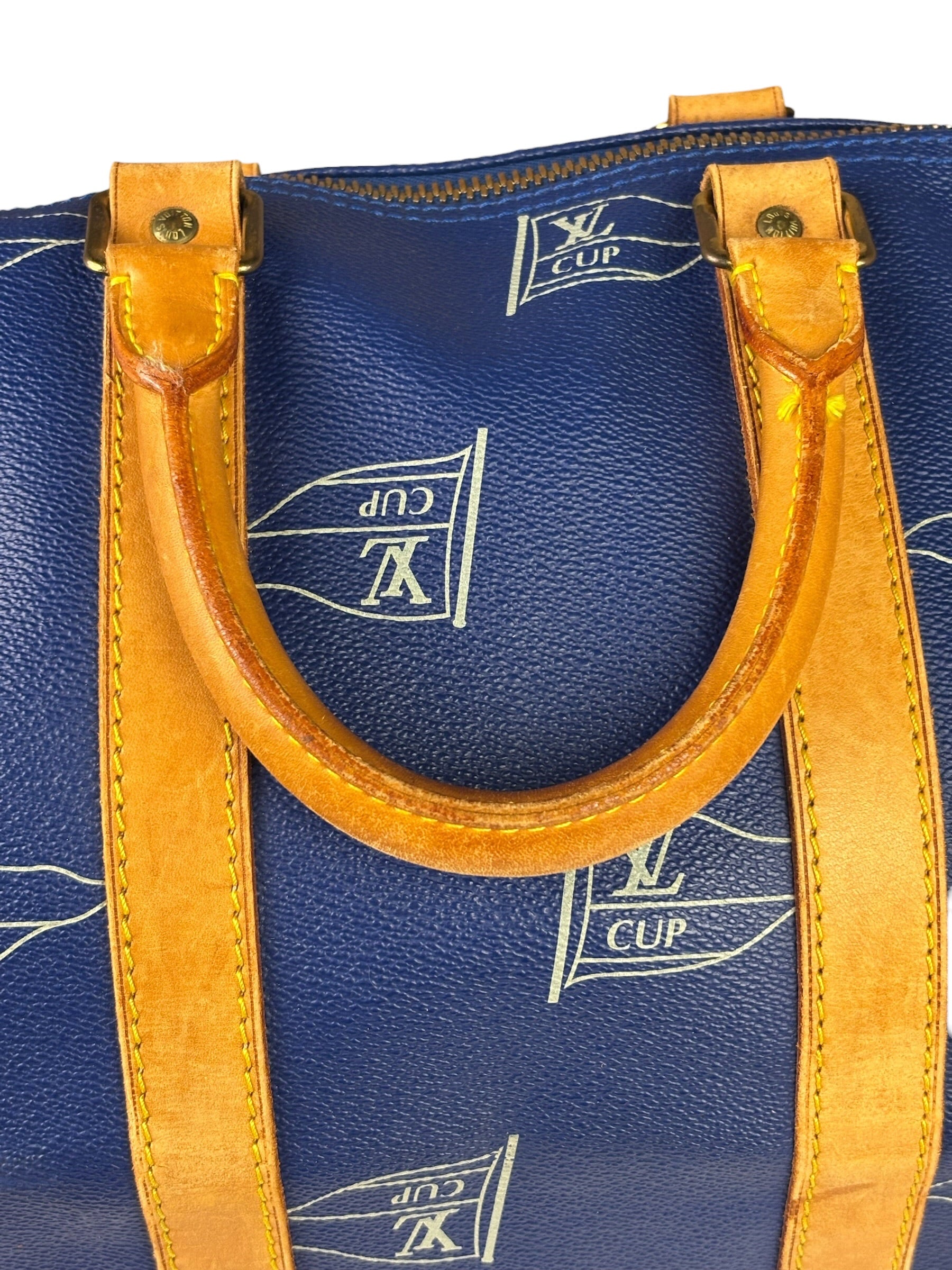 Louis Vuitton Blue America's Cup Keepall 45