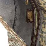 Fendi Vintage Brown/Grey Woven Baguette