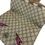 Gucci Beige GG Supreme Medium Dionysus Flap Bag