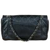Chanel Black Leather Ultimate Stitch Single Flap Bag 2010