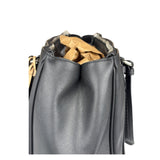 Coach Vintage Black Peyton Leather Jordan Double Zip Shoulder Bag