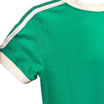 Gucci x Adidas Green Logo Print Jersey V-Neck T-Shirt
