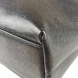 Chanel Vintage Black Caviar Leather Timeless Chain Shoulder Tote 1998