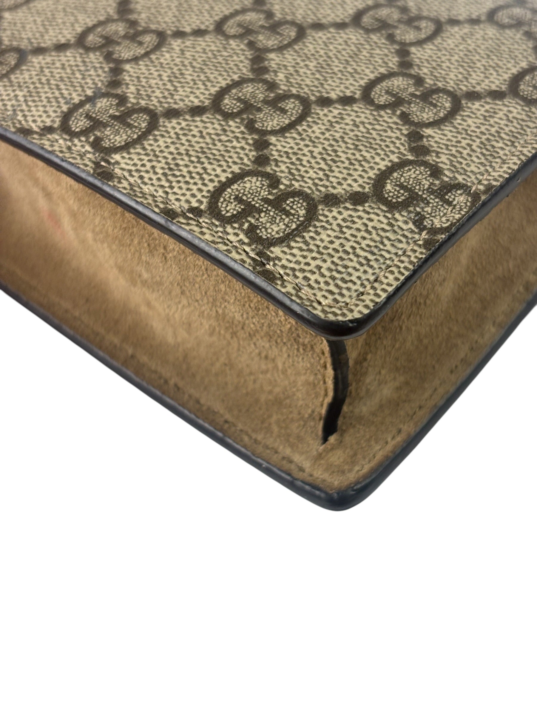 Gucci Beige GG Supreme Nano Dionysus Shoulder Bag