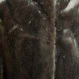 Malvoisie Vintage Black Fur Coat