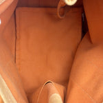 Hermes Bicolor Woven Cotton Bora Bora Canvas Tote Bag PM