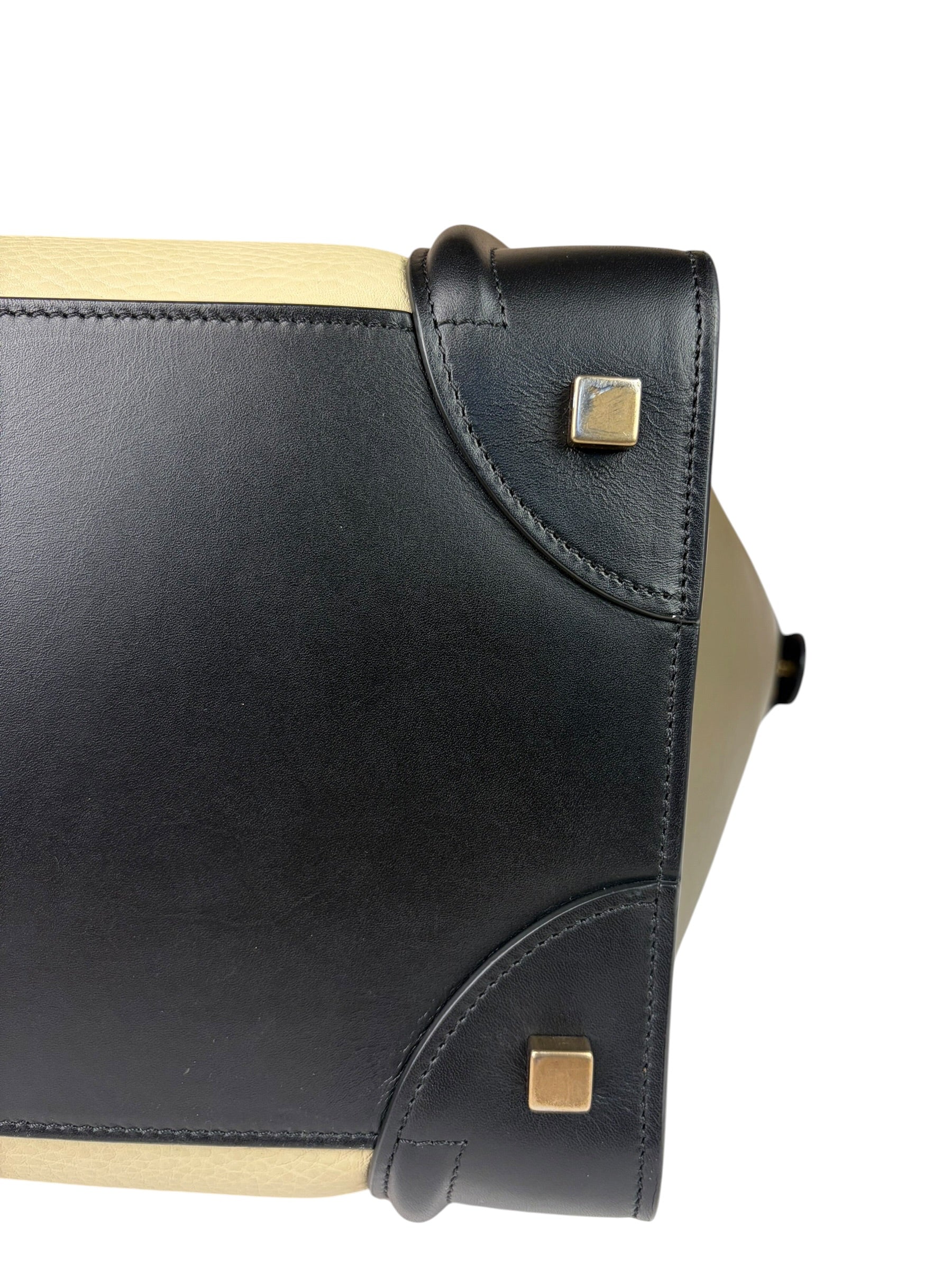Celine Tri-Color Luggage Tote Bag