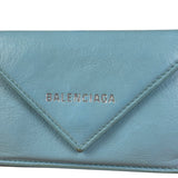 Balenciaga Baby Blue Tri-Fold Wallet