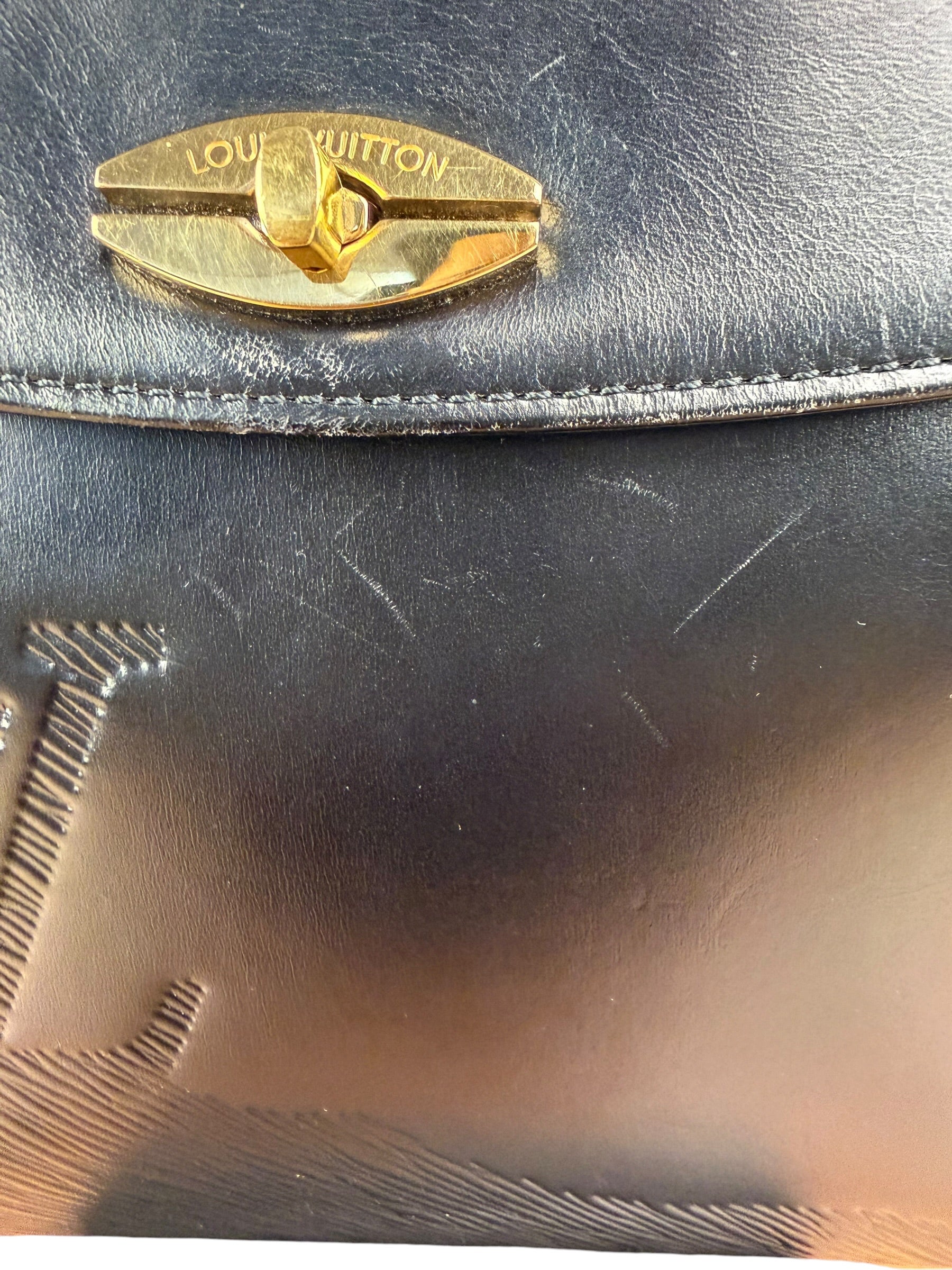 Louis Vuitton Black Epi Leather Opera Sparta Shoulder Bag