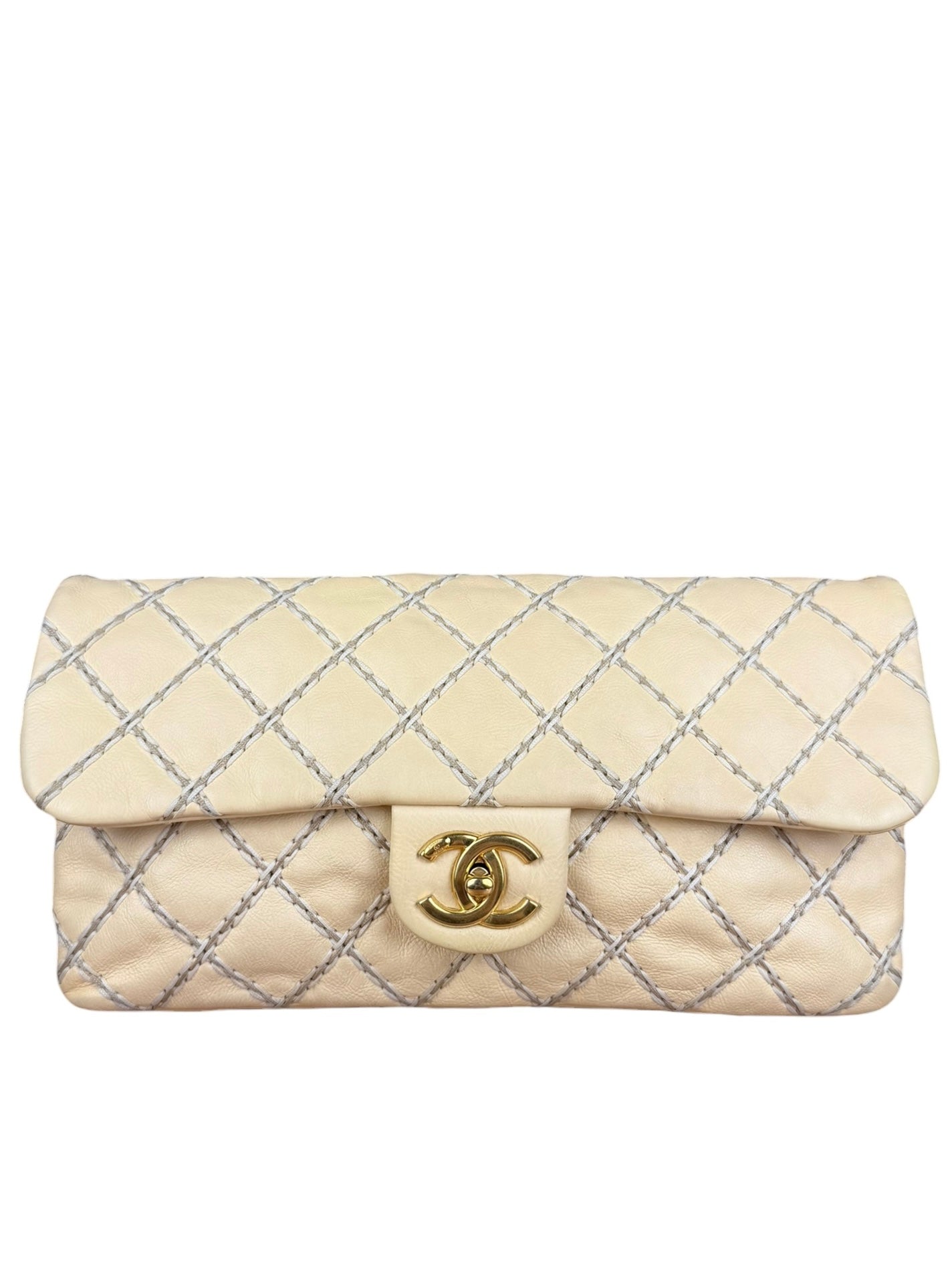 Chanel Beige Ultimate Stitch Flap 2014