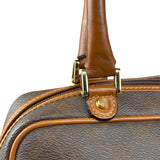 Bally Vintage Leather Coated Monogram Handbag