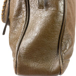 Balenciaga Brown Motocross Classic Travel Bag