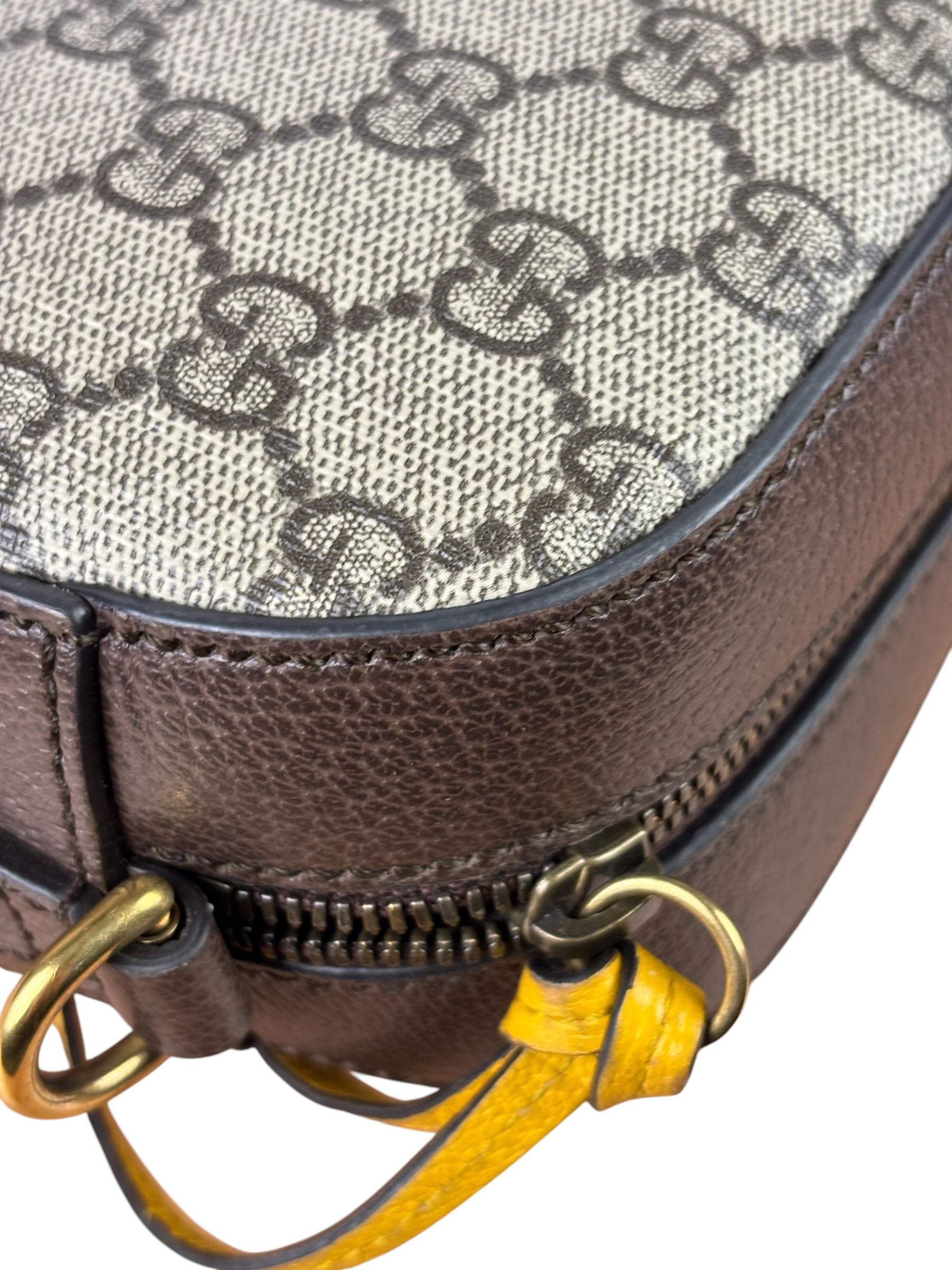 Gucci Vintage Brown GG Neo Crossbody Bag