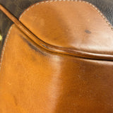 Celine Vintage Macadam Coated Canvas Weekender Travel Bag