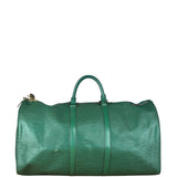 Louis Vuitton Vintage Borneo Green Epi Keepall Bag
