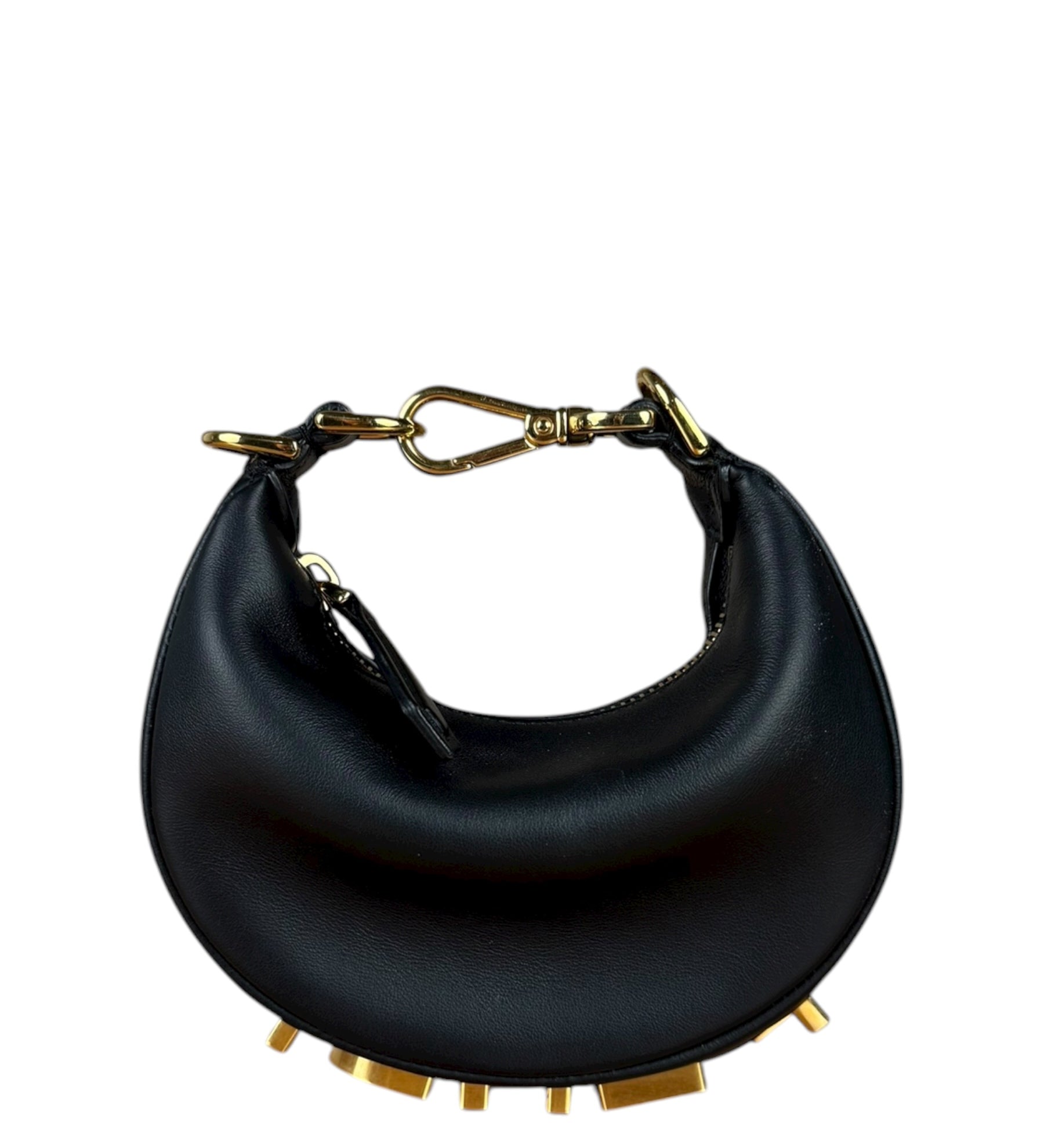 Fendi Fendigraphy Nano Black Leather Bag