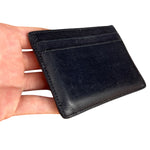 Yves Saint Laurent Leather Cardholder Navy Blue