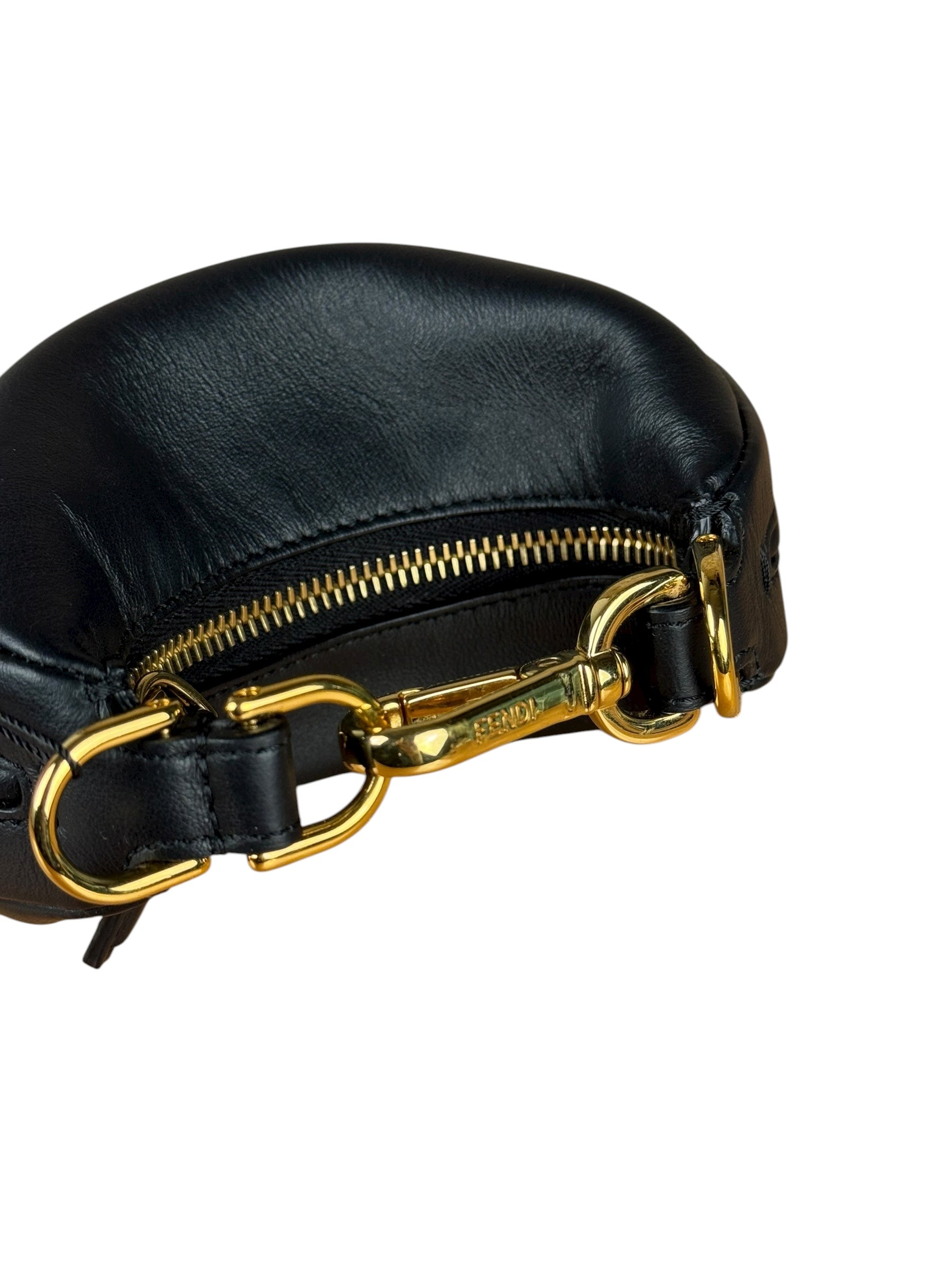 Fendi Fendigraphy Nano Black Leather Bag