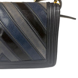Chanel Tricolor Chevron Leather Old Medium Boy Flap 2016