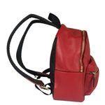 Coach Red Pebbled Mini Charlie Backpack