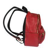 Coach Red Pebbled Mini Charlie Backpack