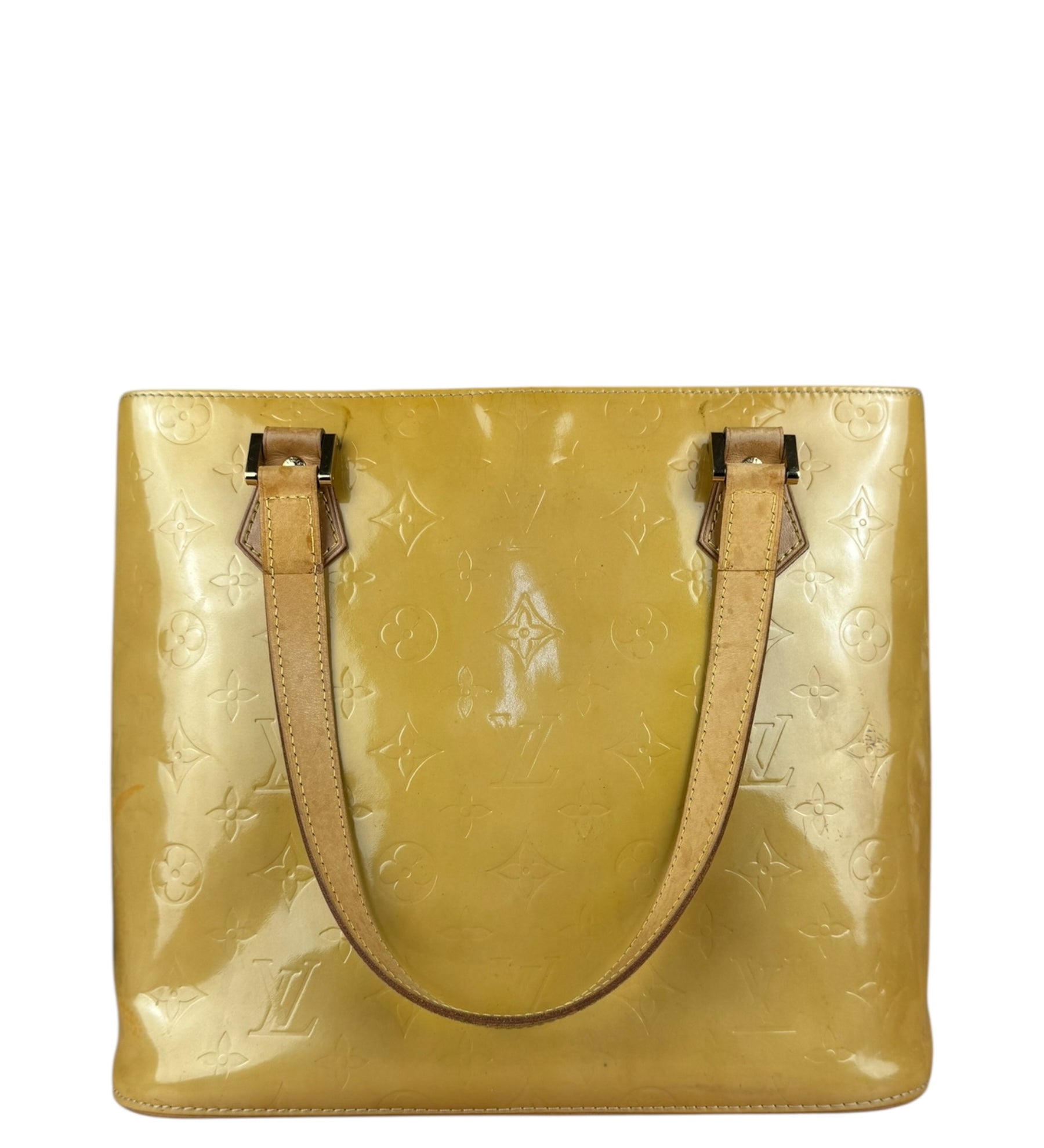 Louis Vuitton Monogram Vernis Houston Yellow