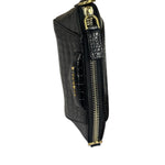 Givenchy Black Crocodile Embossed Leather Nano Antigona Crossbody Bag